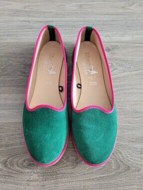 Libera Mente Emerald Loafers Size 8, Euro 39